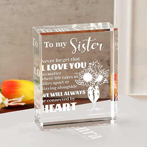 מתנות אחות מאחות - מתנות קריסטל למתנות ליום הולדת אחות מתנות אחיות לחברות הכי טובות נשים יום הולדת
