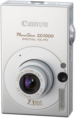 מצלמה דיגיטלית של קאנון פאוורשוט 1000 7.1 מגה פיקסל עם זום אופטי פי 3