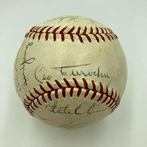 1969 קבוצת שיקגו קאבס חתמה על בייסבול ארני בנקס רון סנטו ליאו דורוצ'ר JSA - חתימות בייסבול