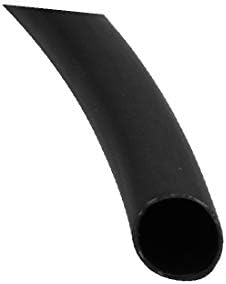 X-DREE 5M 0.24 אינץ 'דיא פוליולפין אנטי-קורוזיה צינור שחור לחוט אוזניות (Tubo Anticorrosión de