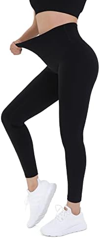 חותלות יוגה יוגה לנשים לבקרת בטן גבוהה של המותניים מכנסיים יוגה קת תרגיל אימון אימון מכנסיים באורך מלא