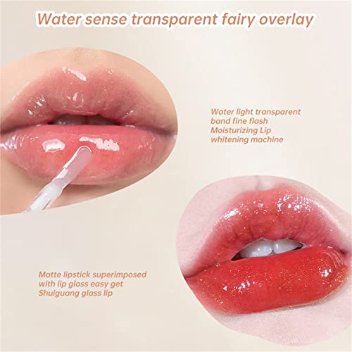 לחות שפתיים זוהר שמן, מתפיחה שפתיים גוון שקוף שפתיים טיפול שמן, לאורך זמן גבוהה פיגמנט נוזל שפתון, שאינו דביק גדול