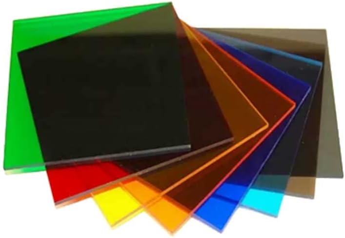 1 pcs 200 ממ*200 ממ קוטר 3 ממ עובי ריבוע ריבועי גיליון אקרילי בצבע צלחת פלסטיק PMMA plexiglass -
