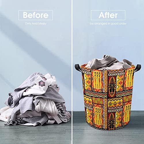 אפריקאי סיר היסטורי אלמנטים כביסה סל כביסה מתקפל סל כביסה סל בגדי אחסון תיק