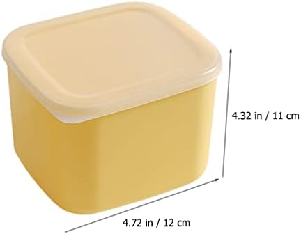 מיכל גבינה פרוס למקרר מיכלי אחסון מפלסטיק עם מכסה בלוק חמאה פרוסת גבינה תיבת אחסון פרוסת גבינה