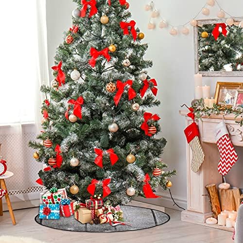 פתיתי עץ לחג המולד מחצלת עץ חג המולד עץ עץ עץ עץ מגש שטיח מחצלת מתחת לאביזר עץ חג המולד למגן לרצפת
