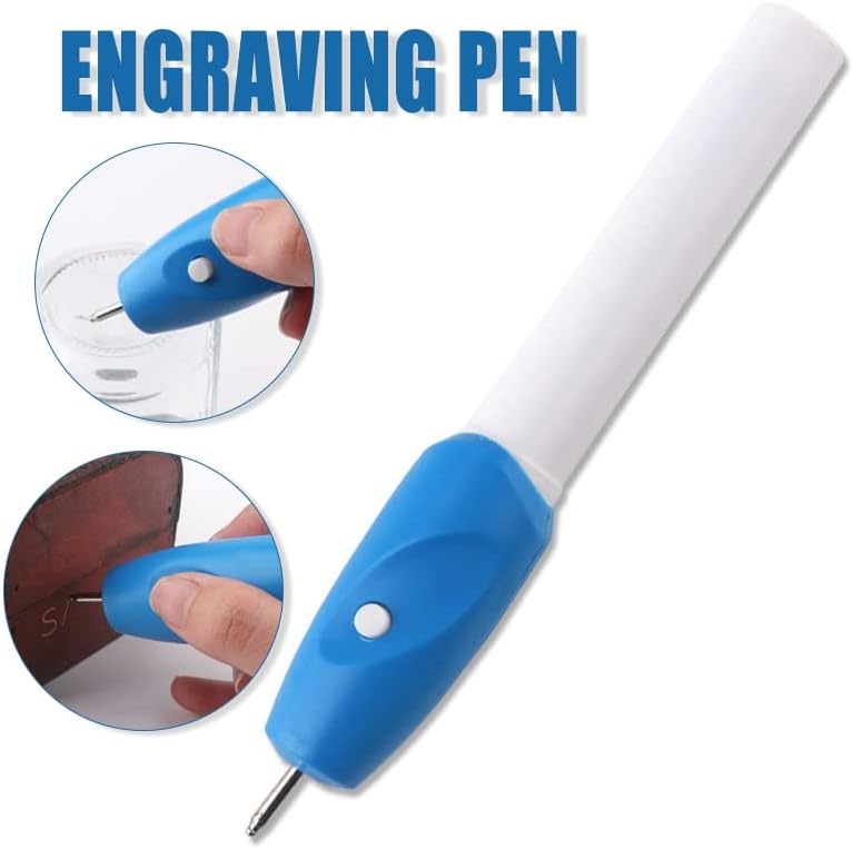 כלי עט חריטה חשמלי נייד כלי גילוף תכשיטי פלדה גילוף זכוכית מתכת -