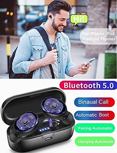 HOSEILI 2023 אוזניות חדשות EditionBluetooth. Bluetooth 5.0 אוזניות אלחוטיות אלחוטיות באוזן מיקרופון
