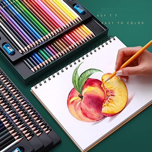 FZZDP 200 צבעים עפרון צבעי שמן/מים עם תיק חסיד צבע אמנותי רישום עפרונות עץ