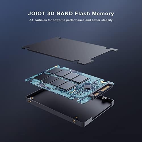 JOIOT 512GB SSD SSD כונן קשיח מצב מוצק, 3D NAND 2.5 אינץ 'SATA III SSD פנימי, עד 500MB/S