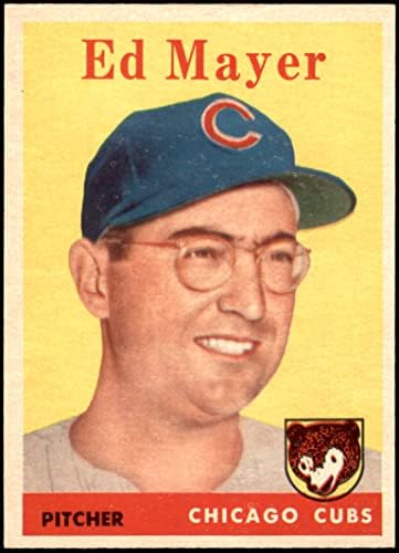 1958 Topps 461 Ed Mayer Chicago Cubs NM Cubs