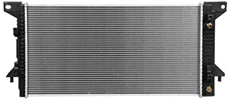 החלפת רדיאטור קירור אלומיניום בסגנון מפעל תואם 07-08 משלחת/נווט, 31-1/2 וואט 16-7/16 שעה 1-1/4 ד, 1-3/4 מפרצון,