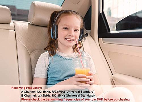 תמונת מוצר Simolio 3 חבילה של אוזניות אלחוטיות לרכב לילדים האזנה בטוחה עם עוצמת נפח הניתנת להחלפה מוגבלת