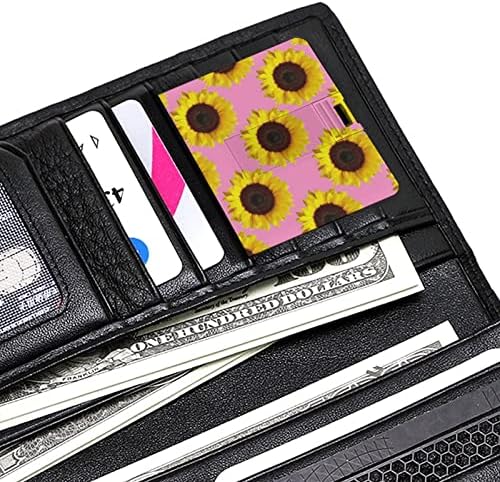 חמניות בכרטיס אשראי ורוד USB כונני פלאש בהתאמה אישית מזיכרון מפתח מתנות תאגידיות ומתנות לקידום