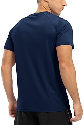 חולצות אימון לגברים TBMPOY חולצות שרוול קצר כושר יבש בכושר לחות חולצות פיתול ריצה חדר כושר ביצועים