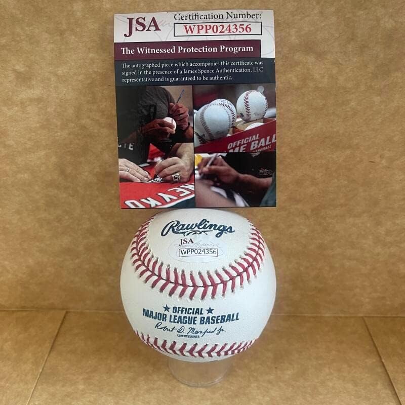 דני ג'נסן בלו ג'ייס חתם על חתימה M.L. בייסבול JSA WPP024356