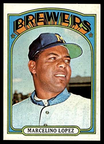 1972 Topps 652 Marcelino Lopez Milwaukee Brewers NM Brewers