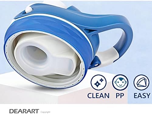 Dearart 26oz בקבוקי מים כחולים עם טריטן, BPA בחינם, אטום דליפות ומבצע יד אחת, שתו במהירות