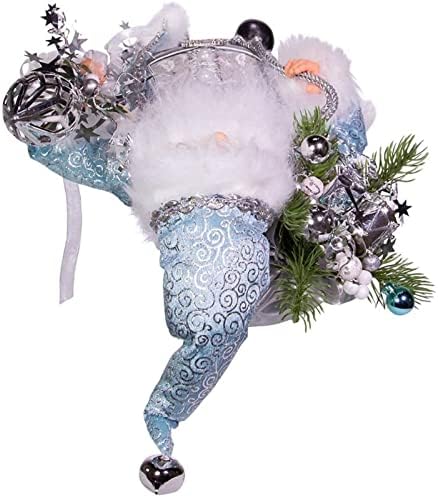 קישוטי ראש השנה וקישוטי חג המולד Kringle Klaus כחול לבן צוות ותיק סנטה P3X4-1902