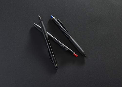 עטים כדוריים נשלפים של לינק פנטוני שחור 0.7 מ מ נקודה עדינה, 12 קראט בתפזורת / קל משקל וחלק עטי פרימיום ליומן,