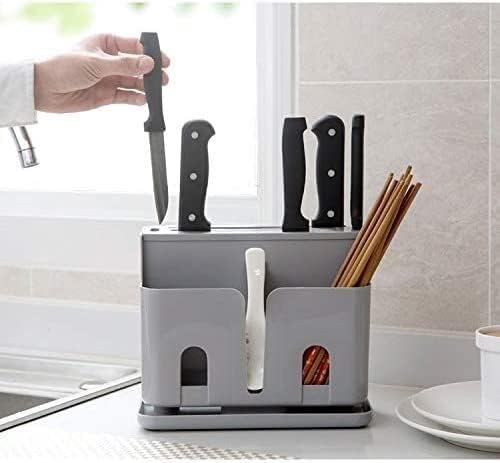 כלי מטבח רב תכליתי מטבח אביזרי חלול סכין בעל אחסון מכשיר מחזיק מטבח אחסון מדפי סטנד עבור מטבח