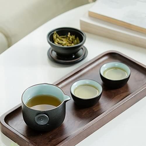 קומקום קומקום קומקום קרמיקה עם 2 כוסות תה חרסינה ערכות תה גאיוואן מערכות תה ניידות מערכות תה שתייה