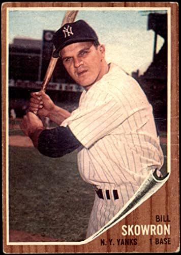 1962 Topps 110 GRN Bill Skowron New York Yankees Fair Yankees