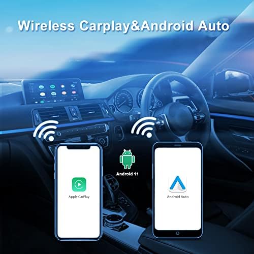 Cheerdriving Android 11 Carplay AI תיבה לרכב עם מסך מגע של Carplay Wired, 4G+64G, תומך ב- Netflix
