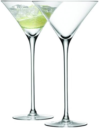 LSA Bar Bar Martini Glass 9.2 fl oz Clear X 2, Oz/H9in