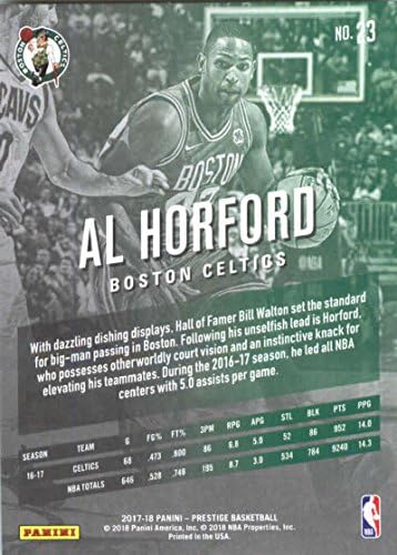 2017-18 PANINI PRESTIGE 23 AL HORFORD BOSTON CELTICS כרטיס כדורסל
