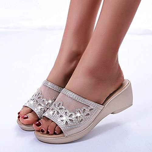 קיץ נעלי בית לנשים מקרית העקב לנשימה נעלי נעלי בית נשים של אופנה נשים סנדלי הליכה נשים של סנדלי