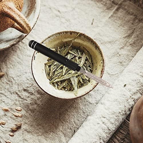 Upkoch puer תה סכין מחט: חותכי תה נירוסטה חותכי תה Kungfu כלי קרח קוטף כלי לשבירת עוגות סקרנים לבנים זהב