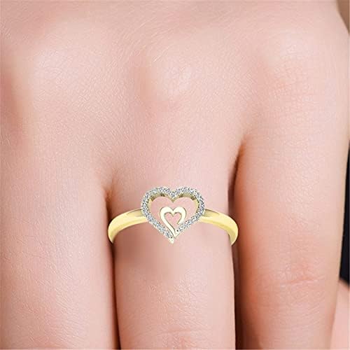 ויטונג נשים של הצהרת טבעות יהלומי אירוסין טבעת יצירתי תכשיטי מתנת חתונה להקות