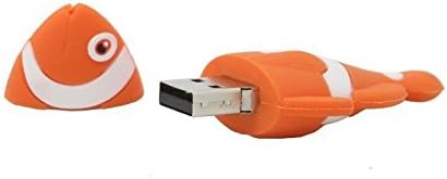 2.0 דג ליצן כתום 16 ג'יגה -בייט USB אגודל אגודל כונן אחסון מכשיר חידוש חמוד קריקטורה u חיה למקל זיכרון דיסק