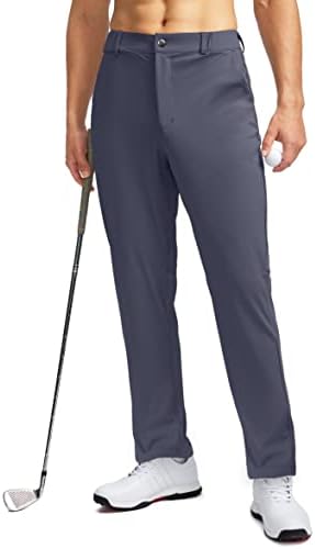 מכנסי גולף לגברים של Soothfeel עם 5 כיסים רזים מכנסי טרנינג מכנסי טרנינג מזדמנים מכנסי עבודה לגברים לגברים