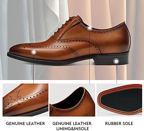 גברים של שמלת נעליים עם עור אמיתי קלאסי מבטא אירי גומייה אוקספורד נעליים רשמיות לגברים