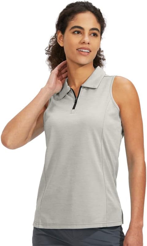 חולצת גולף ללא שרוולים של ויודיה עם שרוולים עם טניס טניס גופיות יבשות מהירות חולצות פולו לנשים