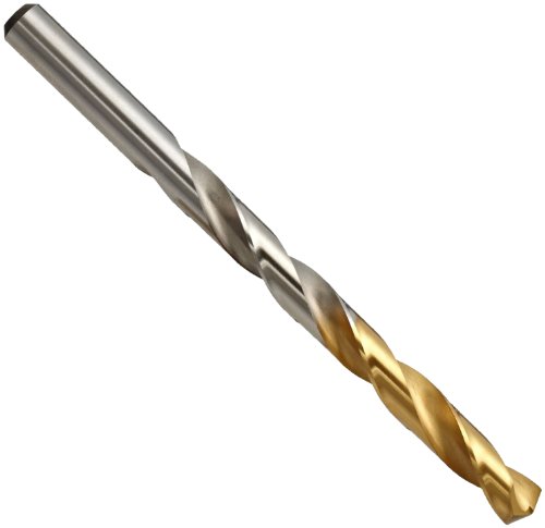 י. ג.-1 ד2 ג 'יגה פלדה במהירות גבוהה מקדח זהב-עמ', גימור פח, שוק ישר, ספירלה איטית, 135 מעלות,