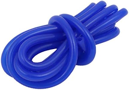 X-deree 4mmx8mm dia עמיד טמפרטורה עמידה בפני צינור צינור צינור גומי צינור גומי כחול כחול 2 מ 'אורכו
