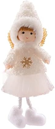 קישוטי מלאך חג המולד בובת מלאך בובת קישוטי תלייה עץ חג המולד קישוטי קטיפה חמוד תליון בובת מלאך קישוטי