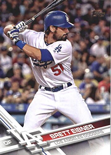 סדרת עדכון 2017 US298 Brett Eibner לוס אנג'לס Dodgers כרטיס בייסבול