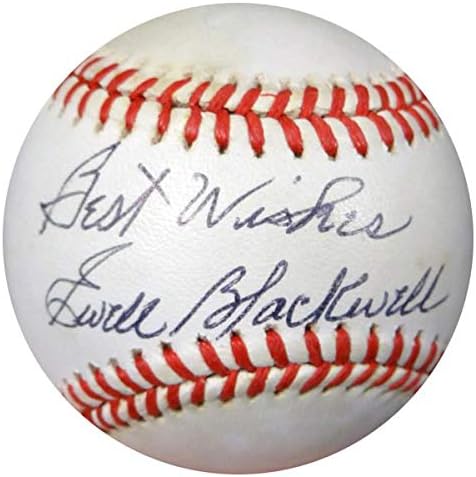 EWELL BLACKWELL חתימה רשמית NL בייסבול ניו יורק ינקי, סינסינטי אדומים איחולים PSA/DNA AA37639 - כדורי