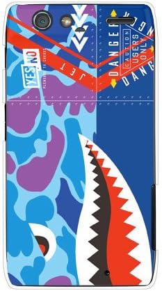 Yesno Shark Hunter Camo Blue / עבור Motorola Razr IS12M / Au Amrraz-PCCL-201-N210