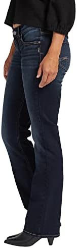 חברת ג ' ינס כסף. נשים בריט עלייה נמוכה סלים אתחול ג ' ינס