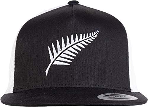 ניו זילנד גאווה / קיווי כסף שרך דרום צלב שחור בייסבול כובע אבא כובע