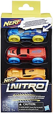 מכונית Nerf Nitro Foam 3-חבילות, סט 2