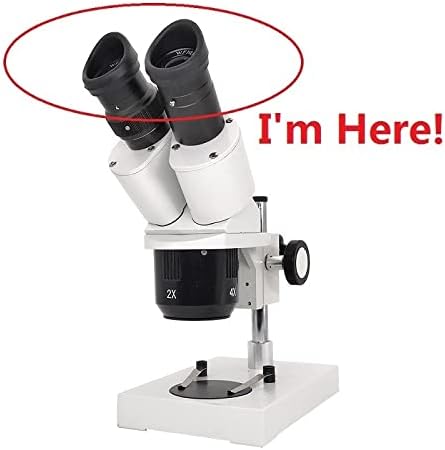 מיקרוסקופ אביזרי ערכת למבוגרים זוג רחב שדה עינית עדשה אופטית, קוטר 30 ממ או 30.5 ממ גומי עין כוסות