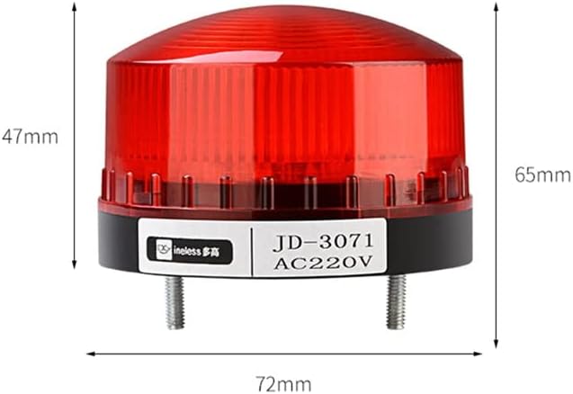 אזהרת אות סטרוב אזהרת נורית LED -3071 12V 24V 220V מחוון מנורת LED LED מנורת האור מהבהב אזעקת אבטחה -