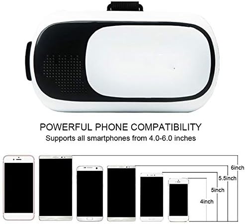 3D VR משקפיים מציאות מדומה VR VR Rocker משקפי אוזניות סרט משחק ארגונומי עיצוב תלת מימד קופסת