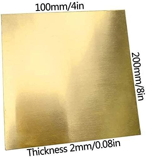 ניאנקסין גיליון נחושת נייר גיליון פליז אורך ורוחב גודל 4x8 אינץ